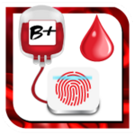 blood group type scanner android application logo